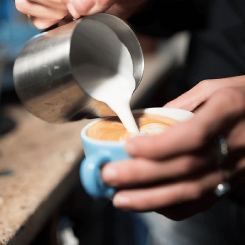 Coffee Latte Steaming Pitcher.